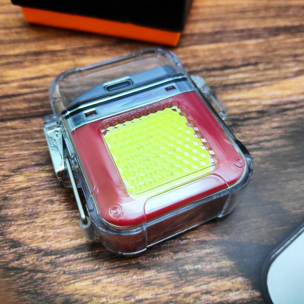 Электронная водонепроницаемая пьезо зажигалка - фонарик с USB зарядкой LIGHTER